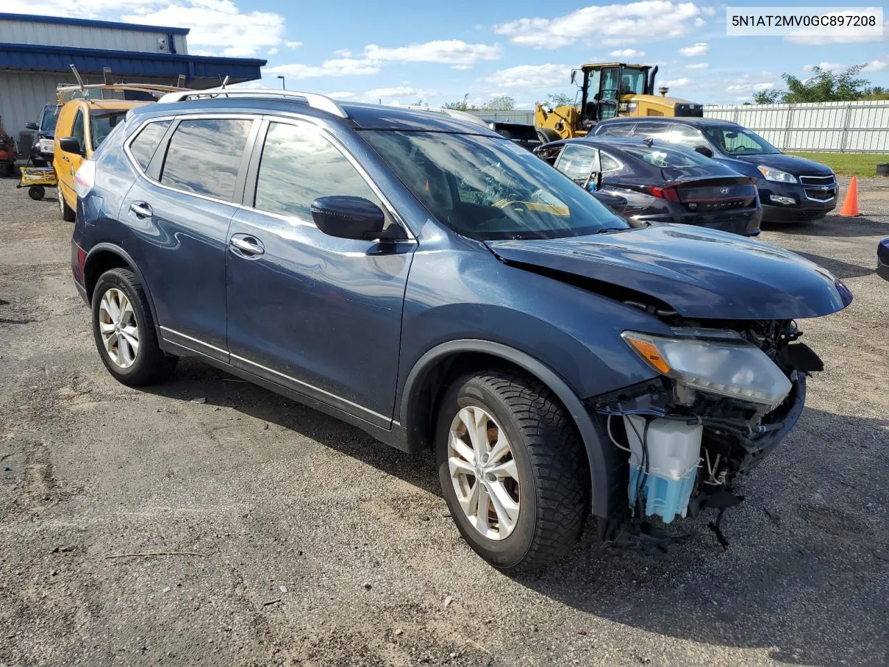 2016 Nissan Rogue S VIN: 5N1AT2MV0GC897208 Lot: 72767744