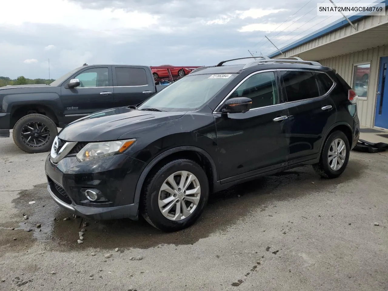 2016 Nissan Rogue S VIN: 5N1AT2MN4GC848769 Lot: 72786384