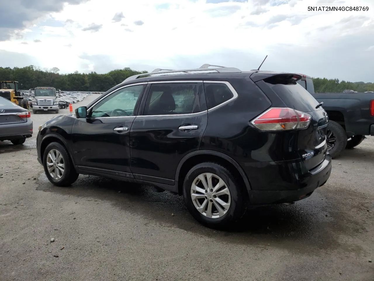 2016 Nissan Rogue S VIN: 5N1AT2MN4GC848769 Lot: 72786384