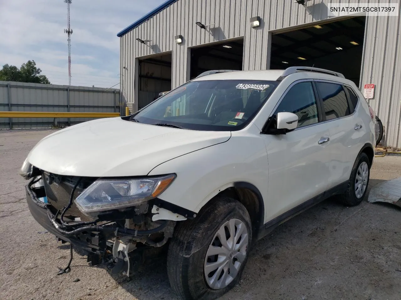 2016 Nissan Rogue S VIN: 5N1AT2MT5GC817397 Lot: 72793904