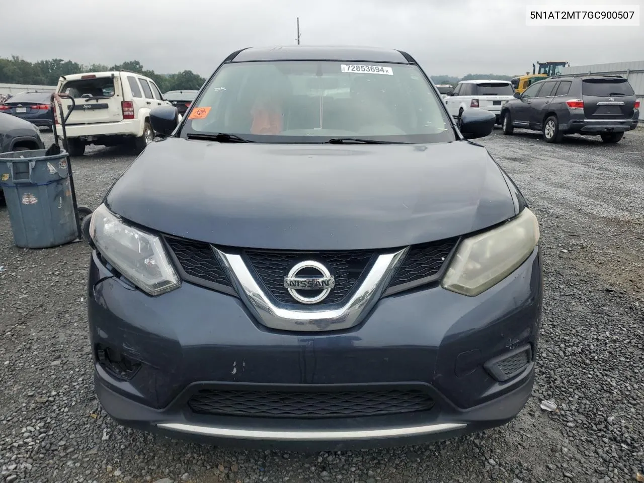 2016 Nissan Rogue S VIN: 5N1AT2MT7GC900507 Lot: 72853694