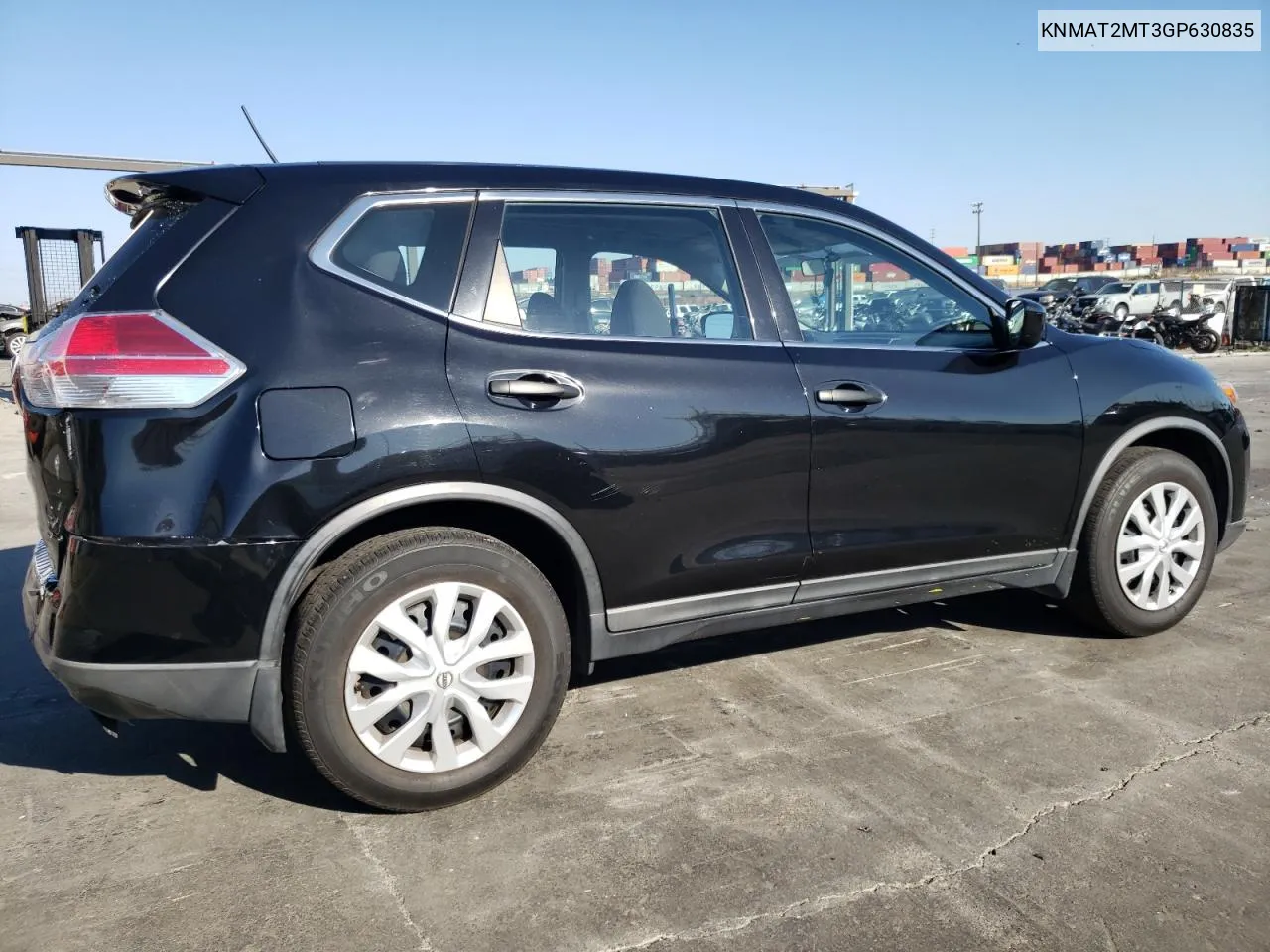 2016 Nissan Rogue S VIN: KNMAT2MT3GP630835 Lot: 72921554