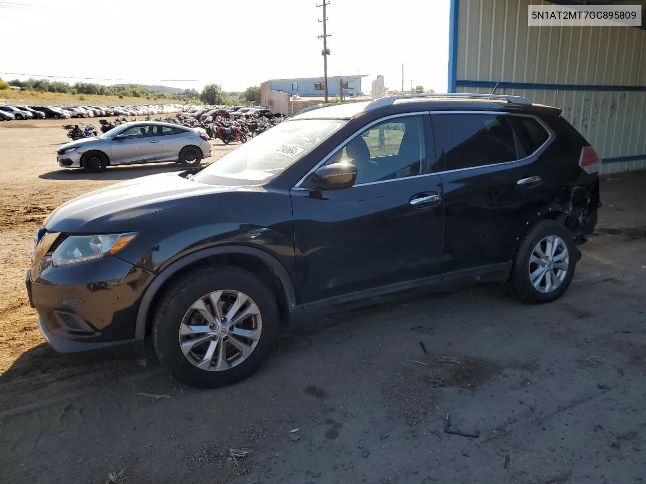 2016 Nissan Rogue S VIN: 5N1AT2MT7GC895809 Lot: 72942664