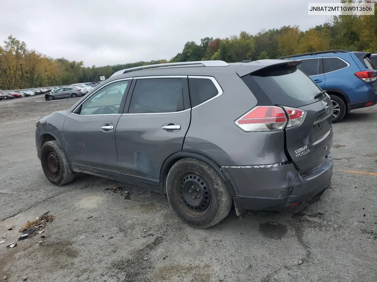 2016 Nissan Rogue S VIN: JN8AT2MT1GW013606 Lot: 72991134