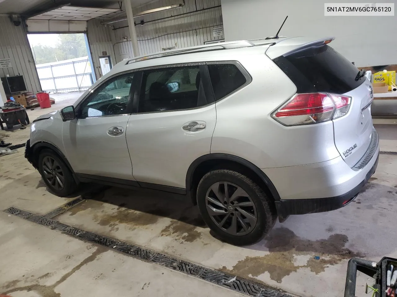 2016 Nissan Rogue S VIN: 5N1AT2MV6GC765120 Lot: 73009454