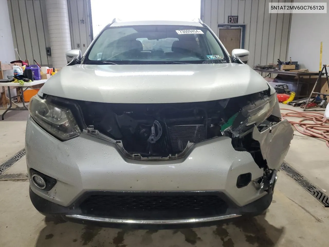 2016 Nissan Rogue S VIN: 5N1AT2MV6GC765120 Lot: 73009454