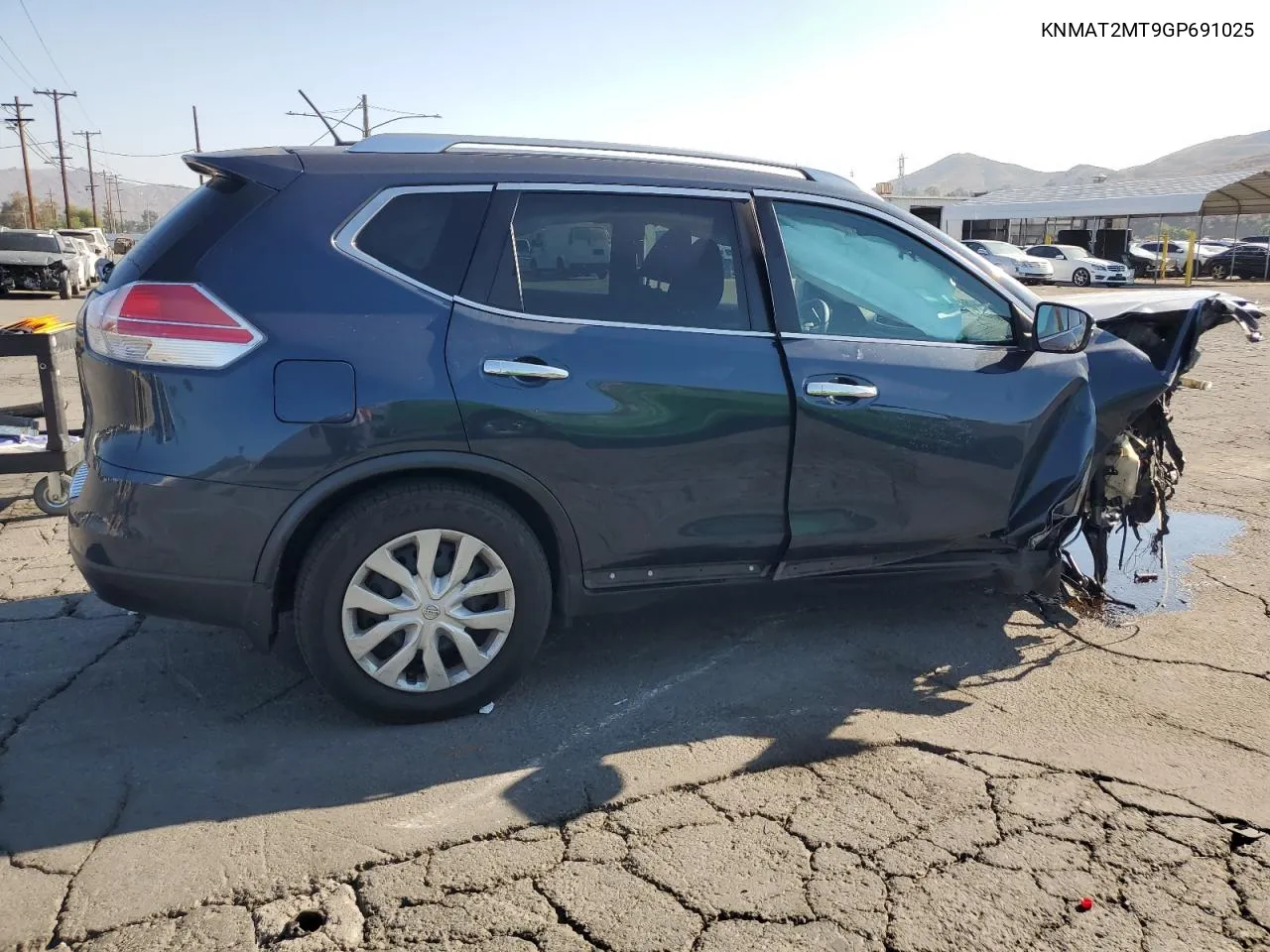 2016 Nissan Rogue S VIN: KNMAT2MT9GP691025 Lot: 73014374