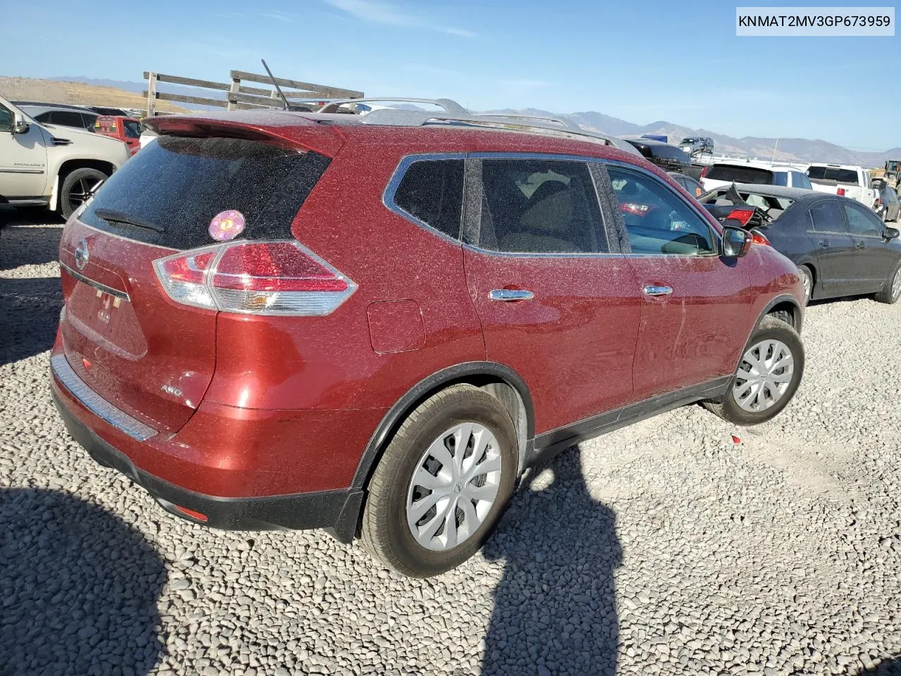 KNMAT2MV3GP673959 2016 Nissan Rogue S