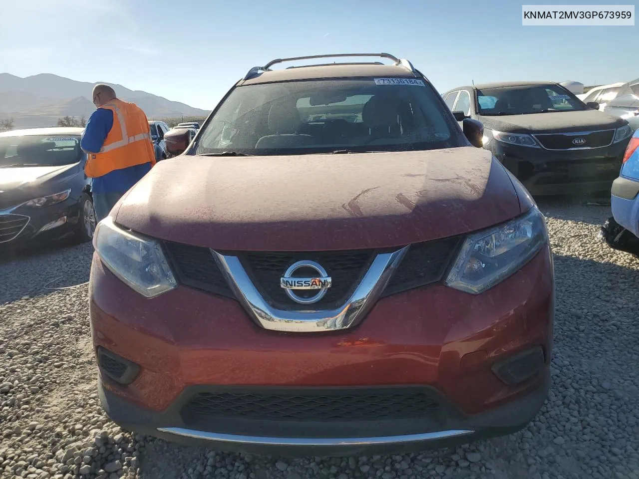 KNMAT2MV3GP673959 2016 Nissan Rogue S