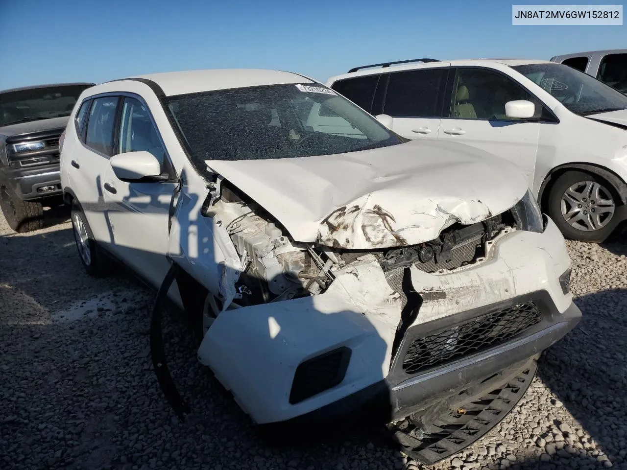 2016 Nissan Rogue S VIN: JN8AT2MV6GW152812 Lot: 73210234