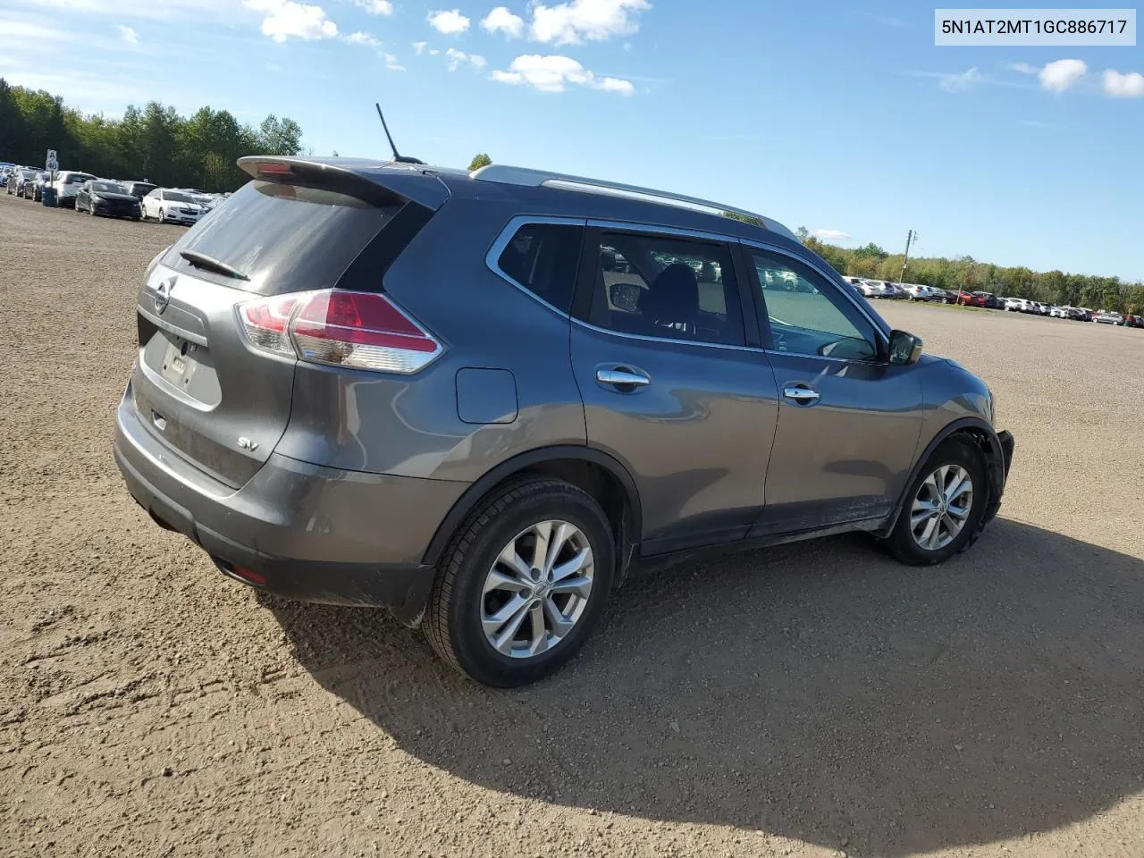 2016 Nissan Rogue S VIN: 5N1AT2MT1GC886717 Lot: 73212574