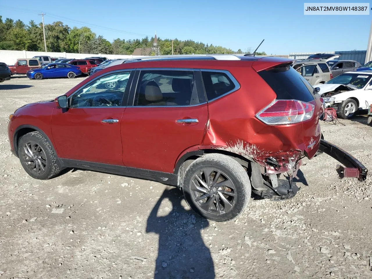 2016 Nissan Rogue S VIN: JN8AT2MV8GW148387 Lot: 73213394