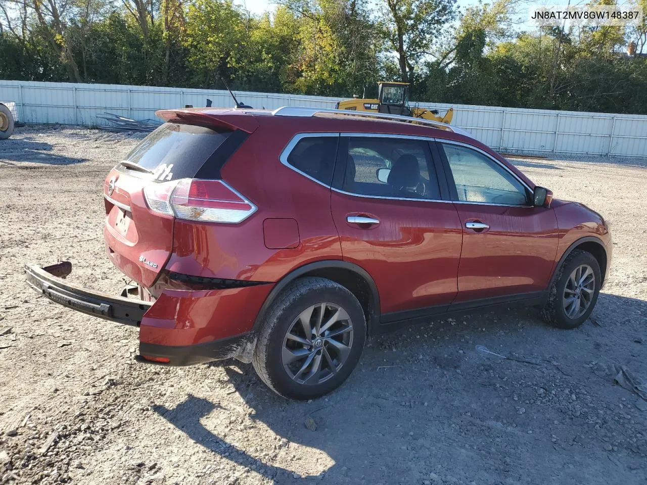 2016 Nissan Rogue S VIN: JN8AT2MV8GW148387 Lot: 73213394