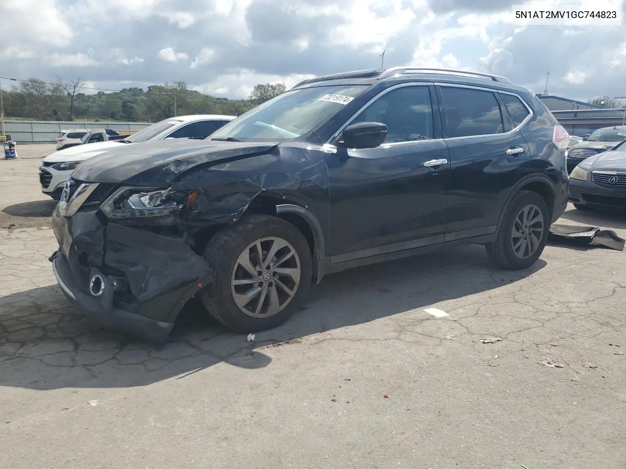 2016 Nissan Rogue S VIN: 5N1AT2MV1GC744823 Lot: 73219174