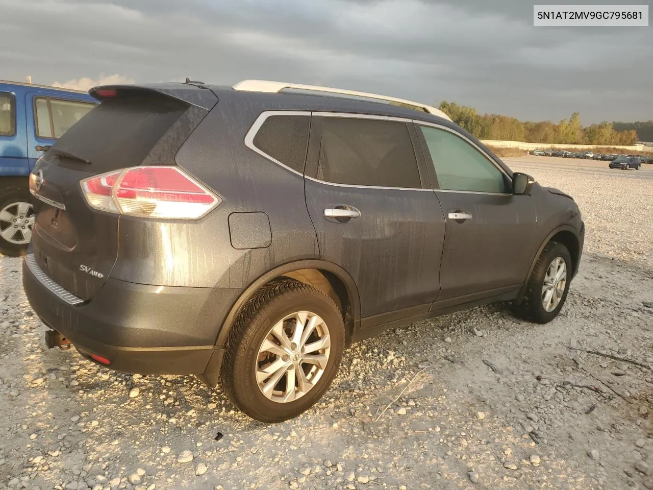 2016 Nissan Rogue S VIN: 5N1AT2MV9GC795681 Lot: 73227034