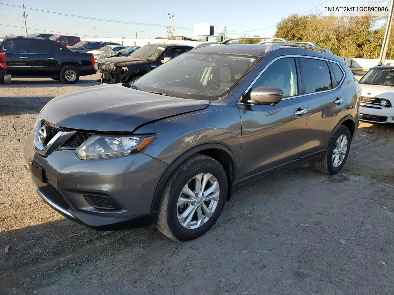 2016 Nissan Rogue S VIN: 5N1AT2MT1GC890086 Lot: 73525454