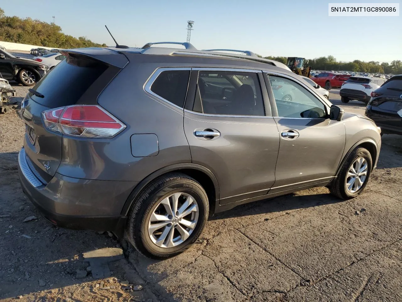 2016 Nissan Rogue S VIN: 5N1AT2MT1GC890086 Lot: 73525454