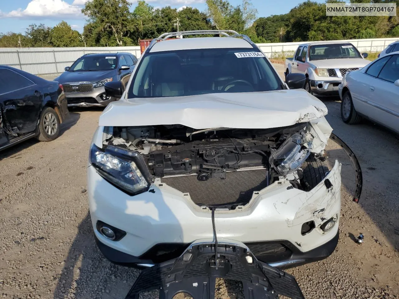 KNMAT2MT8GP704167 2016 Nissan Rogue S