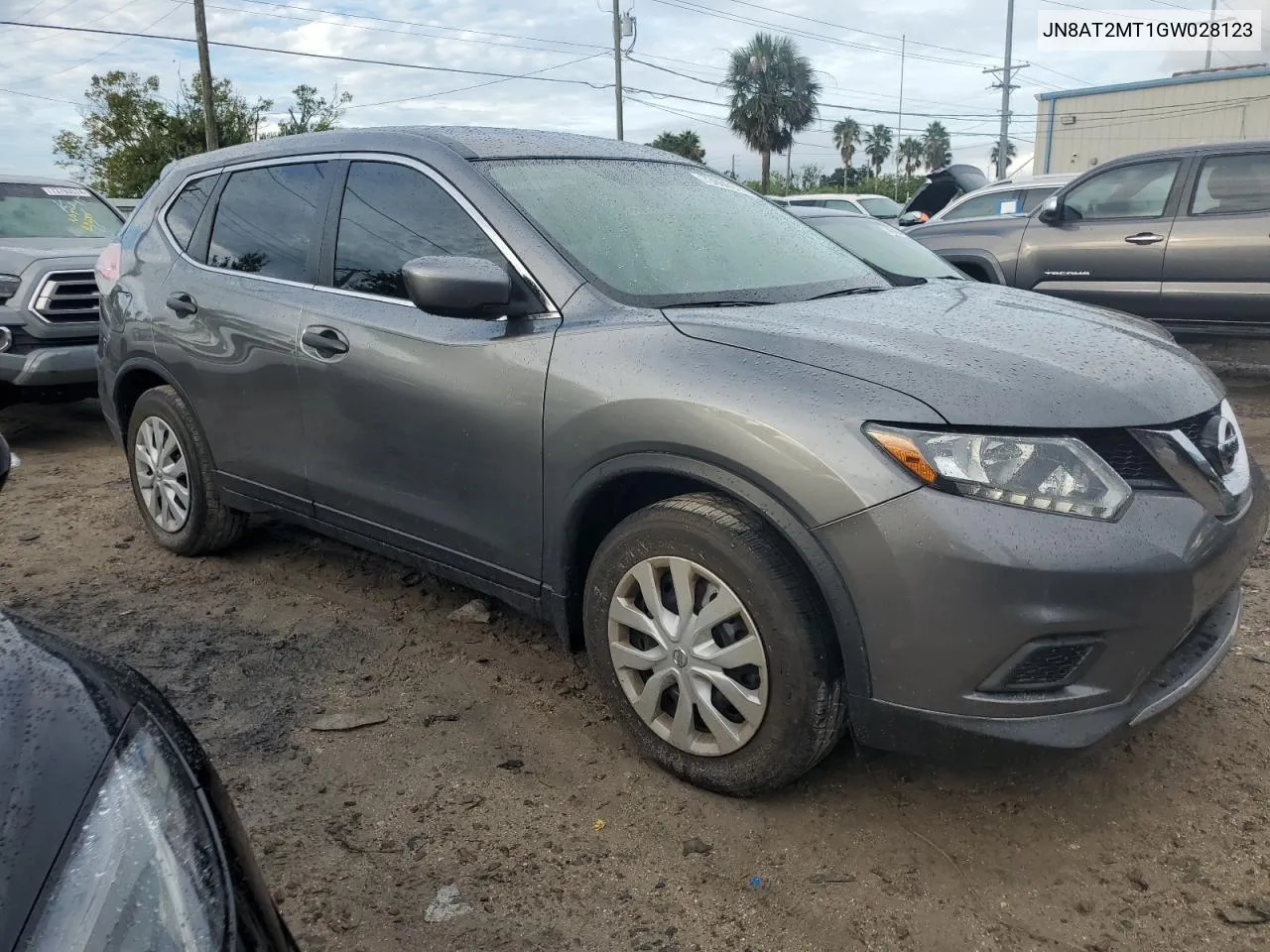 2016 Nissan Rogue S VIN: JN8AT2MT1GW028123 Lot: 73866174