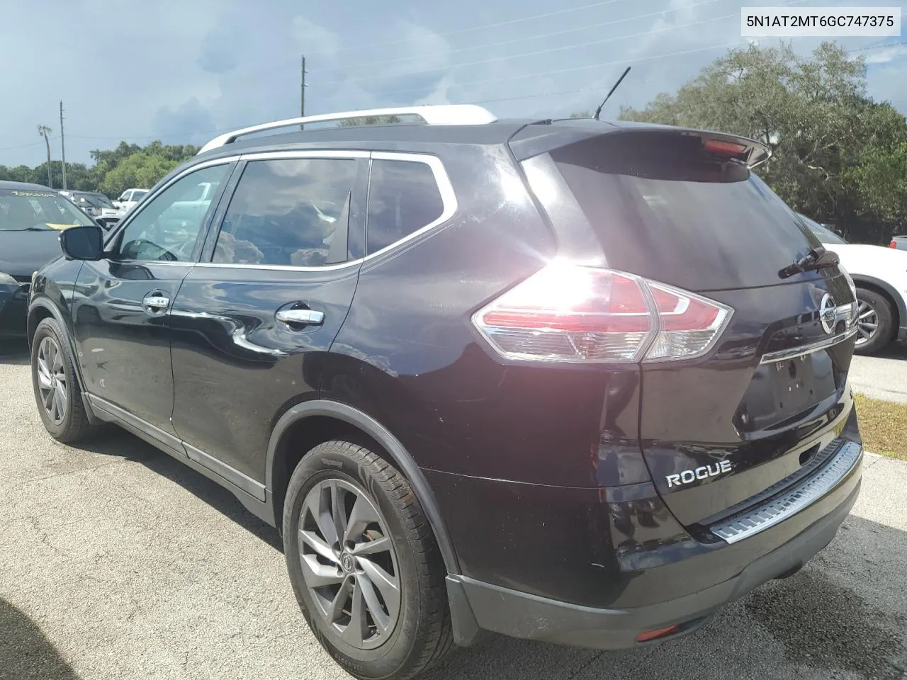 2016 Nissan Rogue S VIN: 5N1AT2MT6GC747375 Lot: 73915324