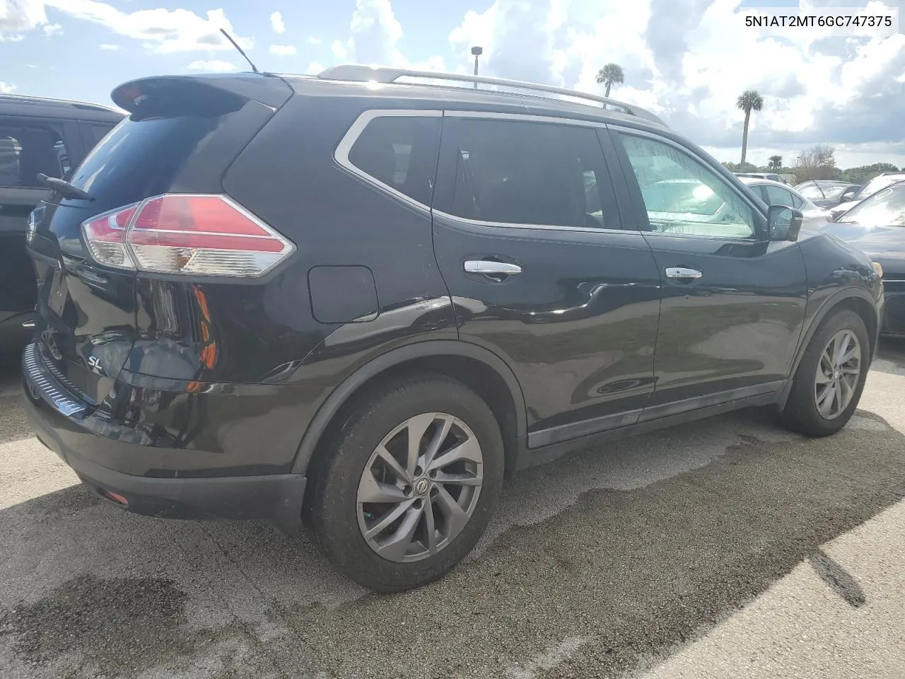 2016 Nissan Rogue S VIN: 5N1AT2MT6GC747375 Lot: 73915324