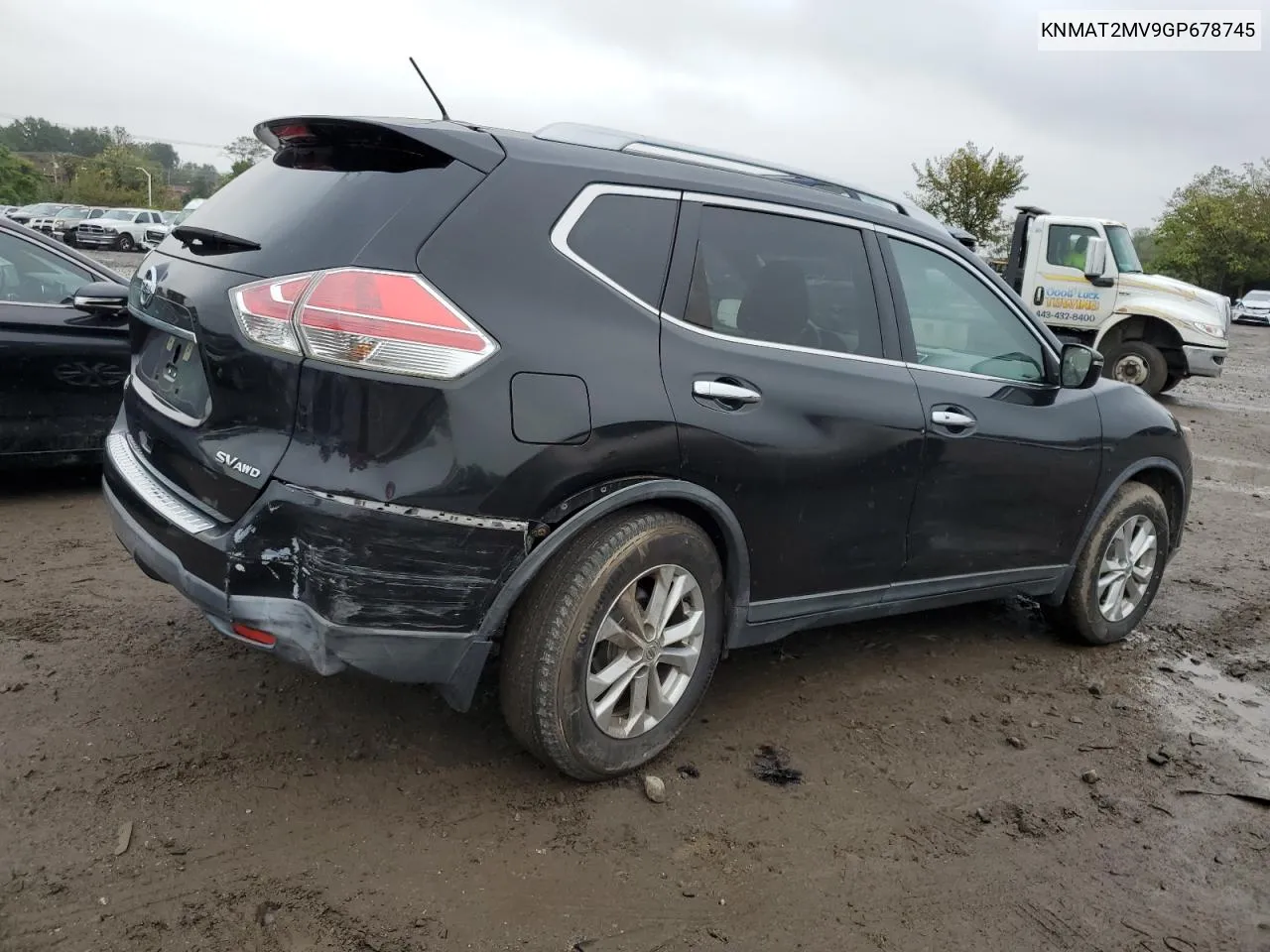 2016 Nissan Rogue S VIN: KNMAT2MV9GP678745 Lot: 74024214