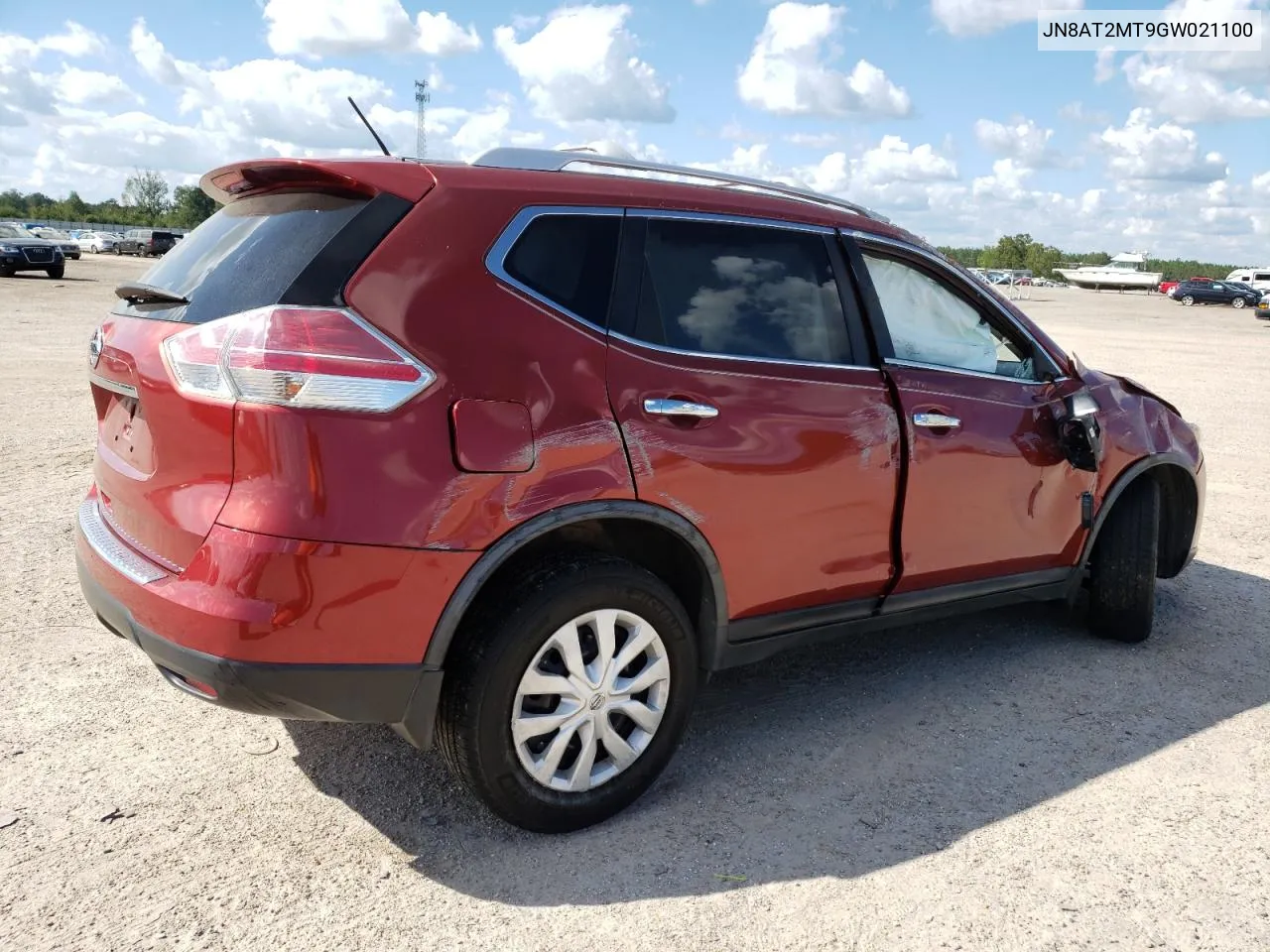 2016 Nissan Rogue S VIN: JN8AT2MT9GW021100 Lot: 74036654