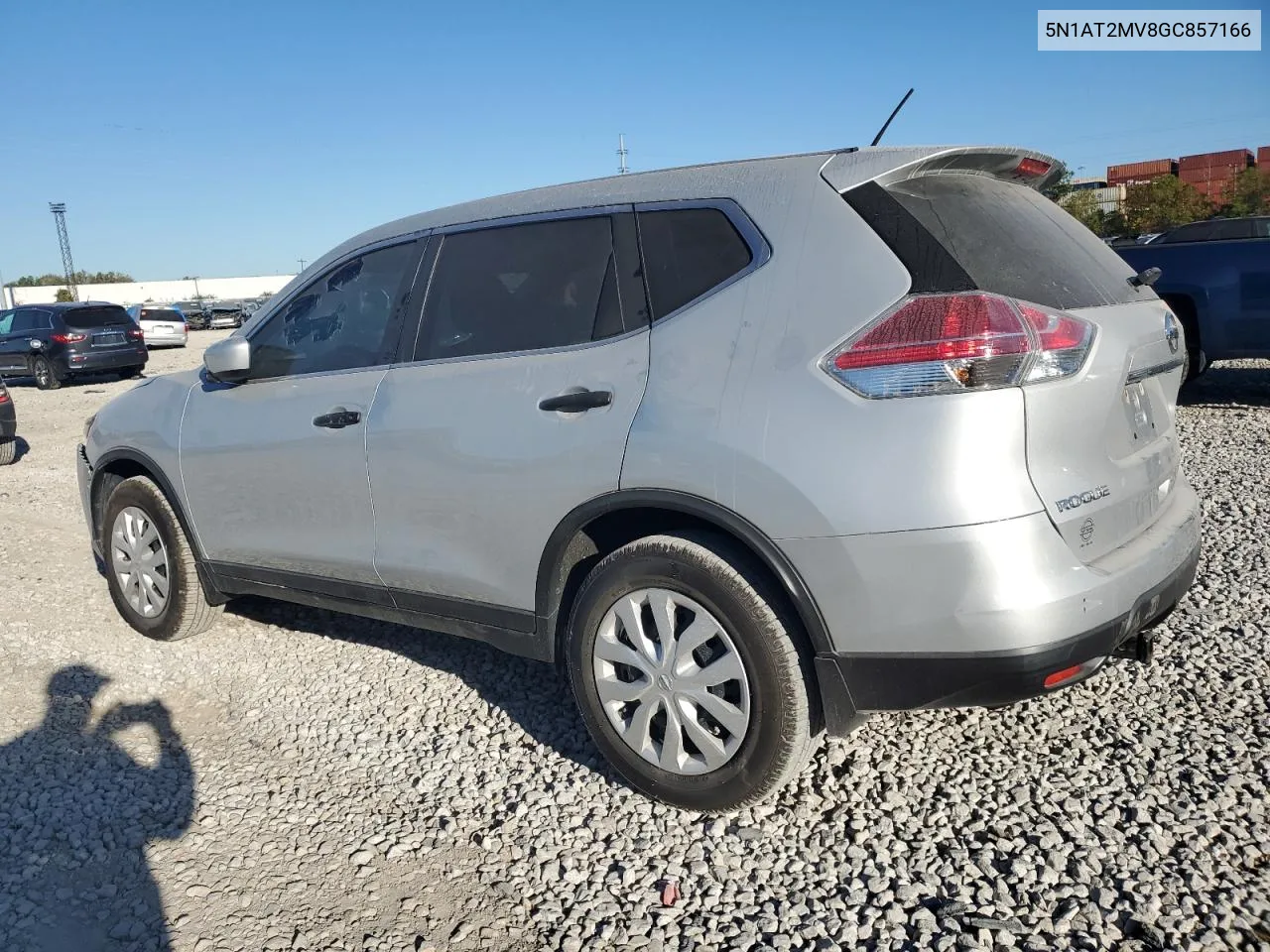 2016 Nissan Rogue S VIN: 5N1AT2MV8GC857166 Lot: 74183724