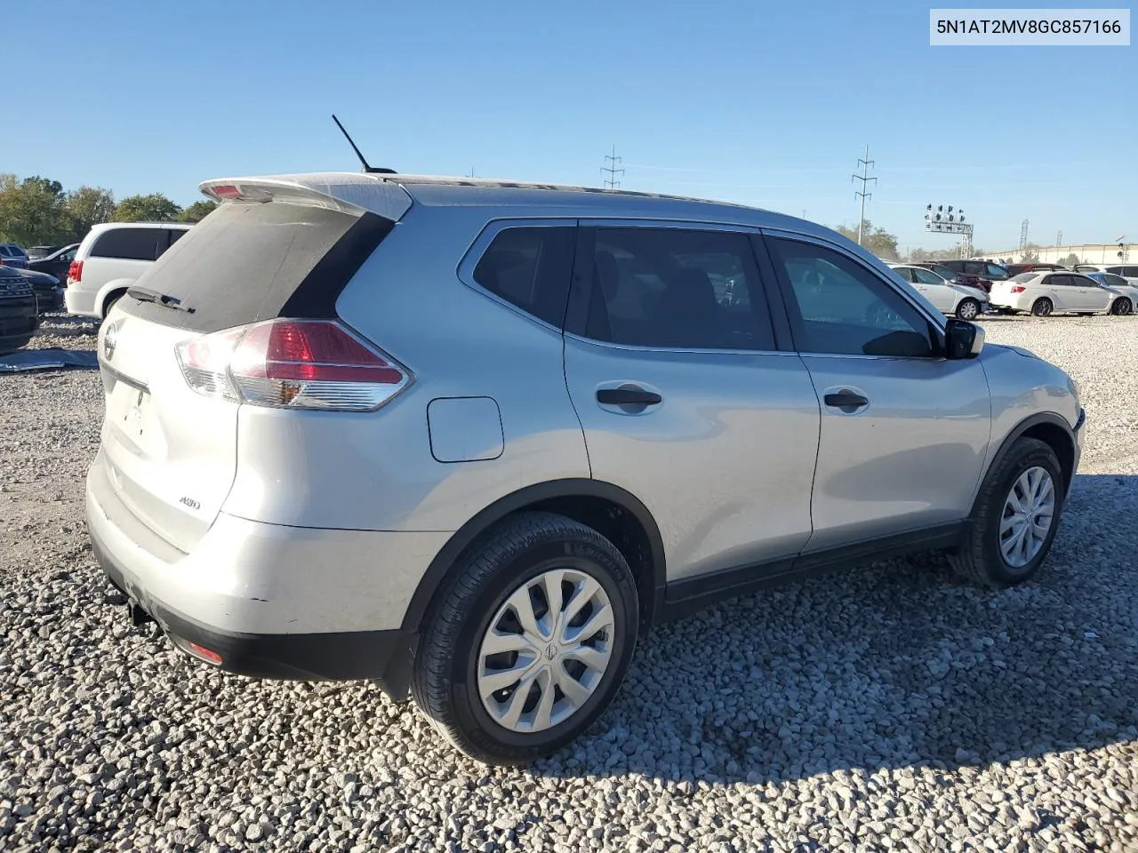 2016 Nissan Rogue S VIN: 5N1AT2MV8GC857166 Lot: 74183724