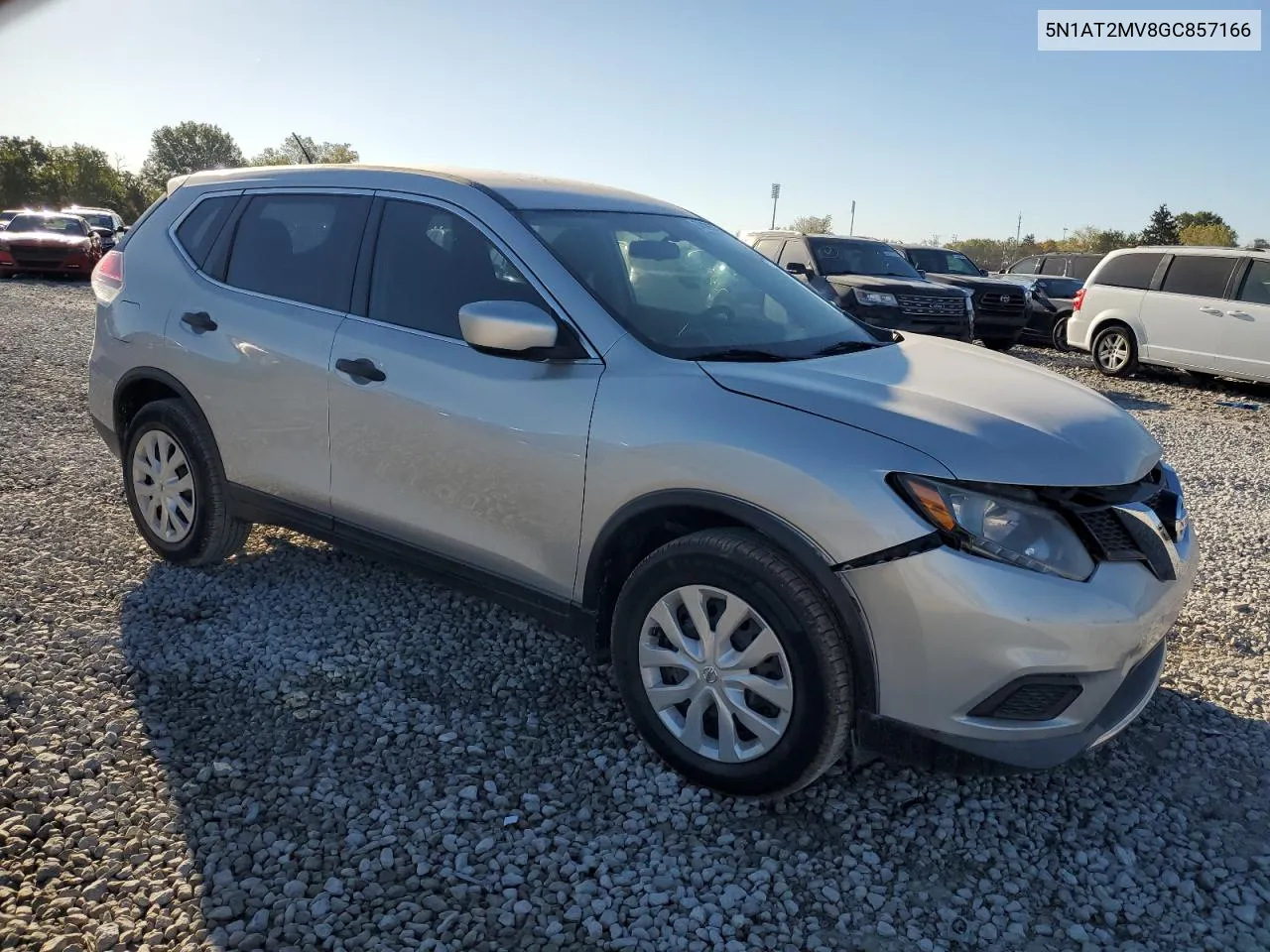 2016 Nissan Rogue S VIN: 5N1AT2MV8GC857166 Lot: 74183724