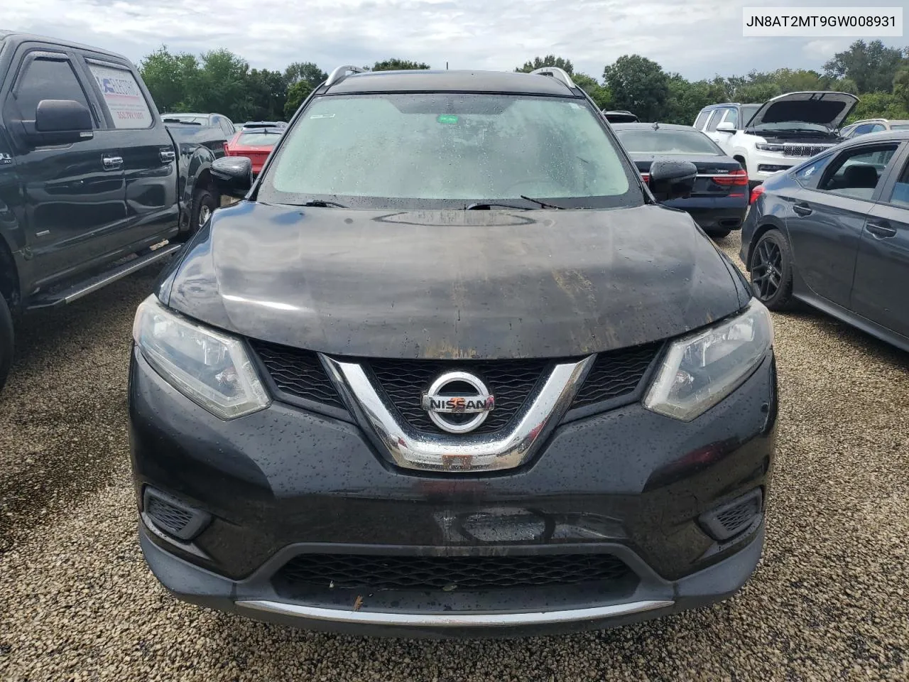 2016 Nissan Rogue S VIN: JN8AT2MT9GW008931 Lot: 74500114