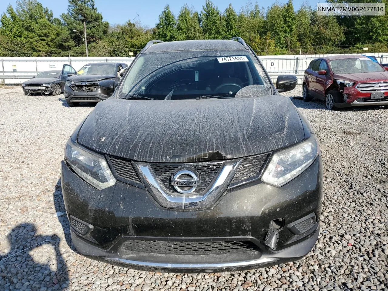 KNMAT2MV0GP677810 2016 Nissan Rogue S