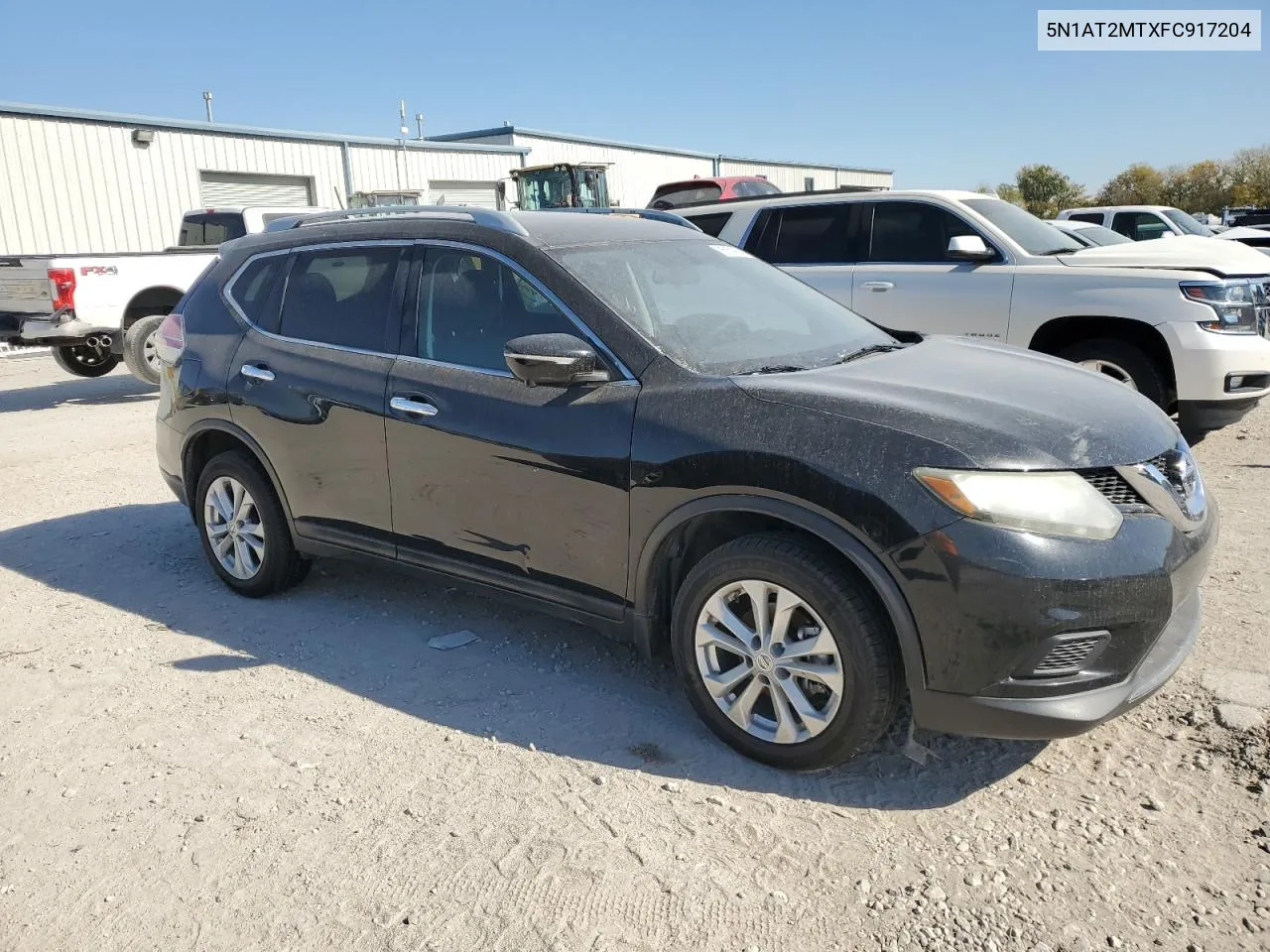 2016 Nissan Rogue S VIN: 5N1AT2MTXFC917204 Lot: 75154854