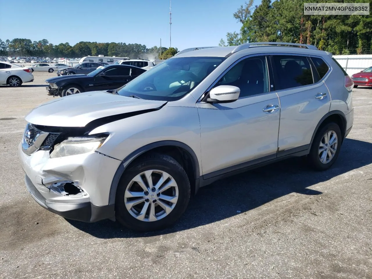 2016 Nissan Rogue S VIN: KNMAT2MV4GP628352 Lot: 75216374