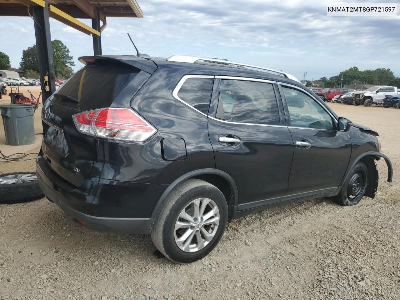 2016 Nissan Rogue S VIN: KNMAT2MT8GP721597 Lot: 76337864