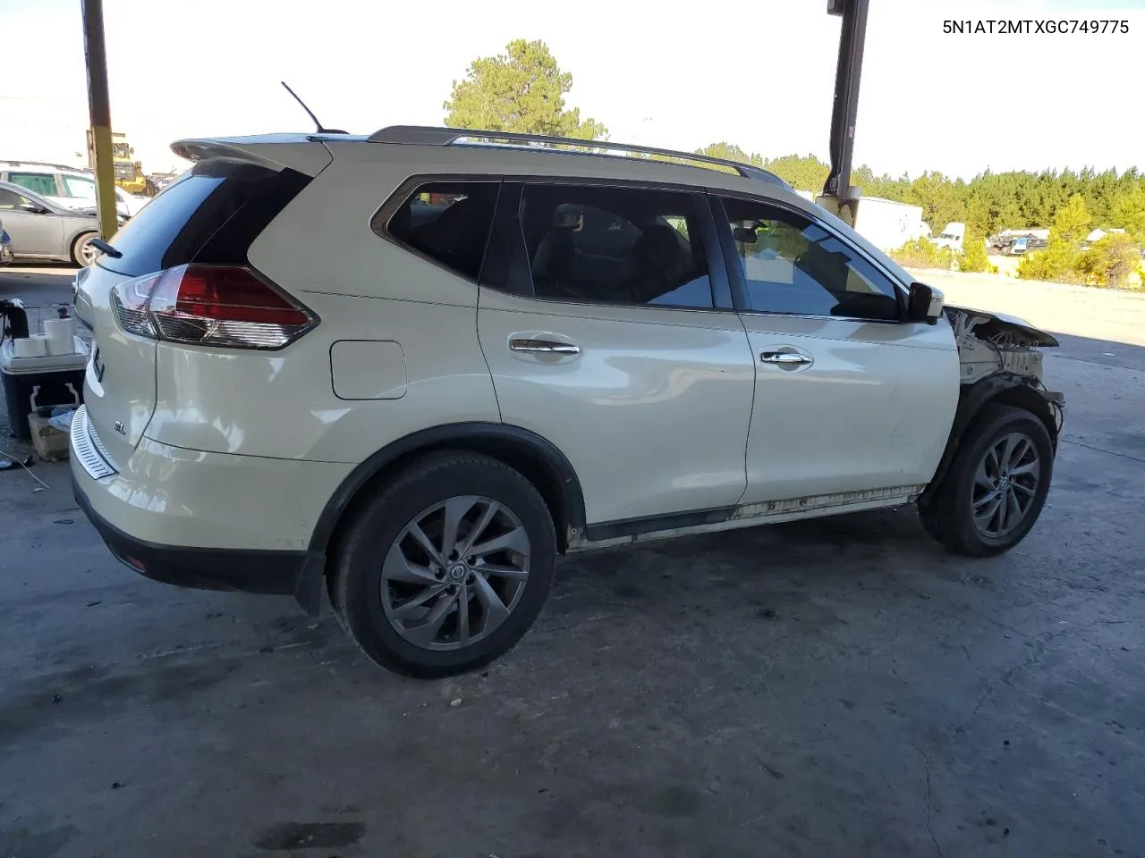 2016 Nissan Rogue S VIN: 5N1AT2MTXGC749775 Lot: 76381694