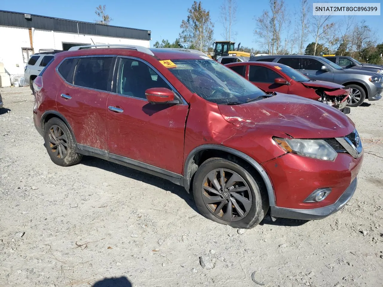 2016 Nissan Rogue S VIN: 5N1AT2MT8GC896399 Lot: 76513084