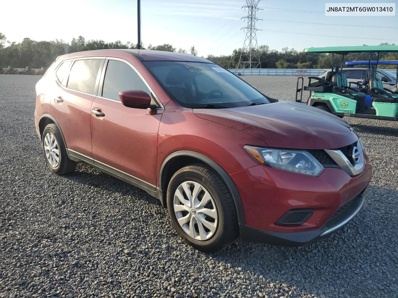 2016 Nissan Rogue S VIN: JN8AT2MT6GW013410 Lot: 76592144