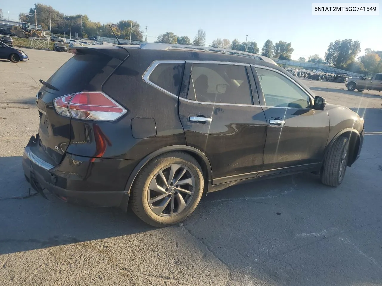 2016 Nissan Rogue S VIN: 5N1AT2MT5GC741549 Lot: 77024464