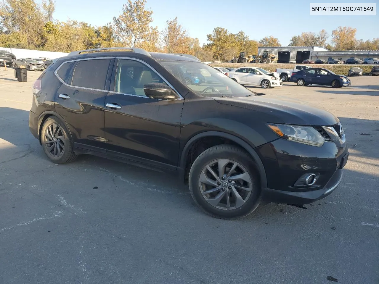 2016 Nissan Rogue S VIN: 5N1AT2MT5GC741549 Lot: 77024464