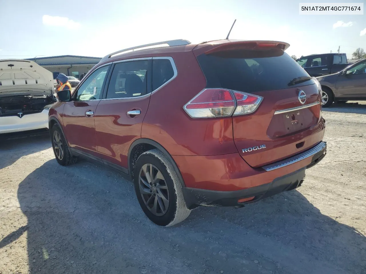 2016 Nissan Rogue S VIN: 5N1AT2MT4GC771674 Lot: 77046264