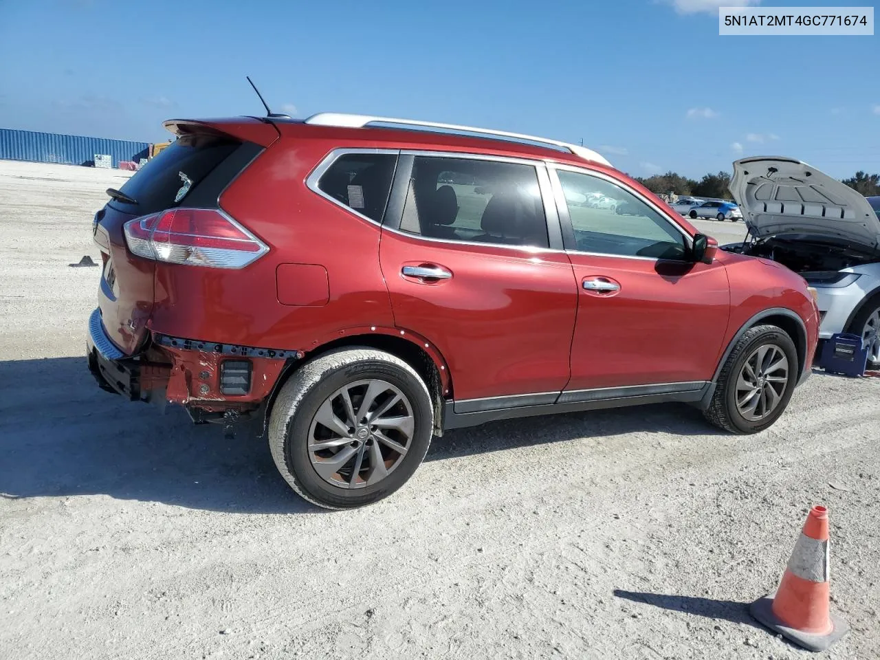 2016 Nissan Rogue S VIN: 5N1AT2MT4GC771674 Lot: 77046264