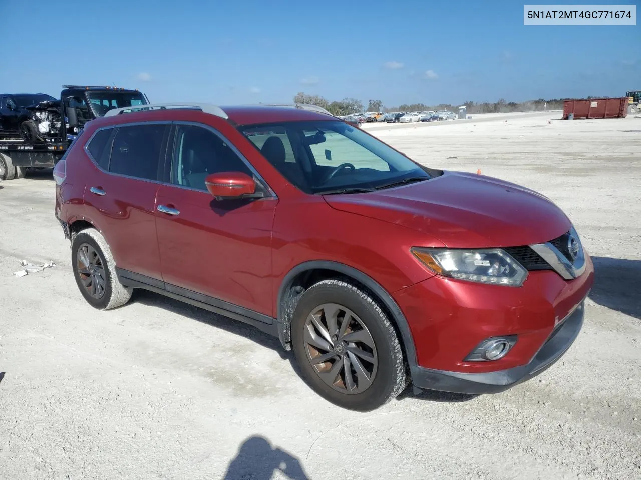 2016 Nissan Rogue S VIN: 5N1AT2MT4GC771674 Lot: 77046264