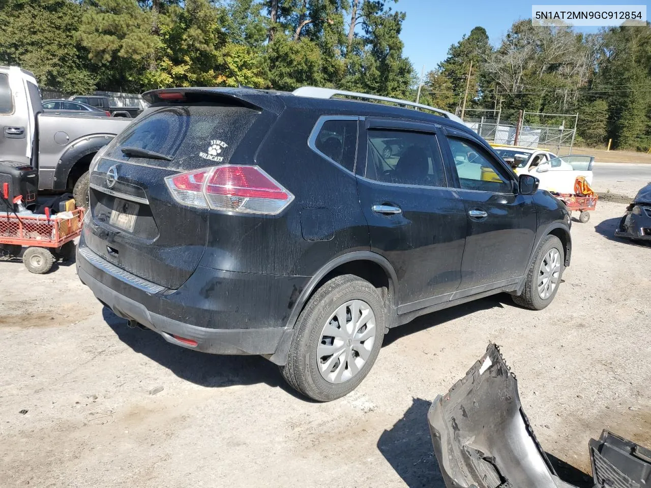 2016 Nissan Rogue S VIN: 5N1AT2MN9GC912854 Lot: 77249224