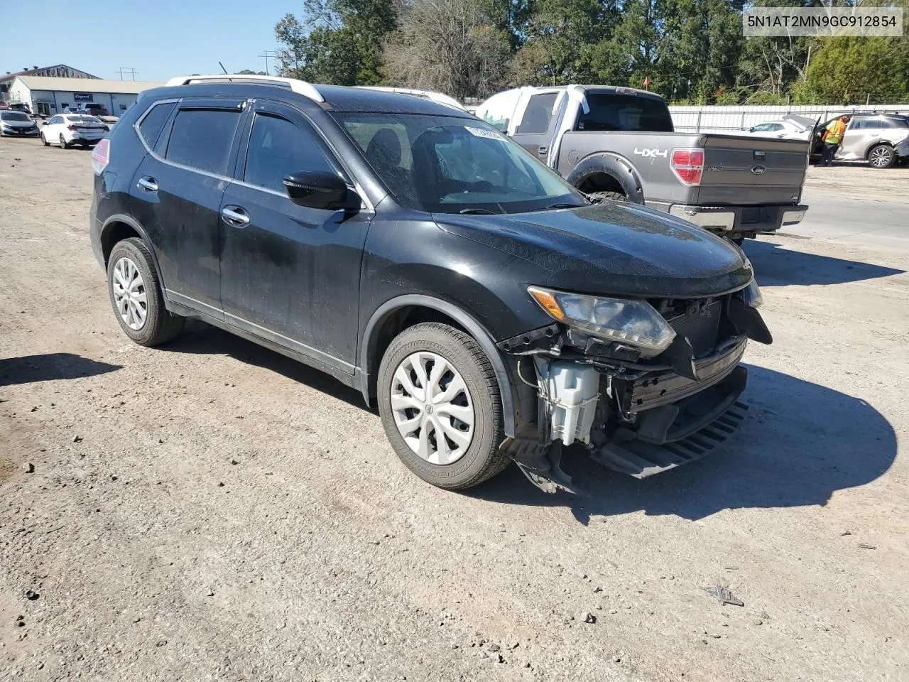 2016 Nissan Rogue S VIN: 5N1AT2MN9GC912854 Lot: 77249224