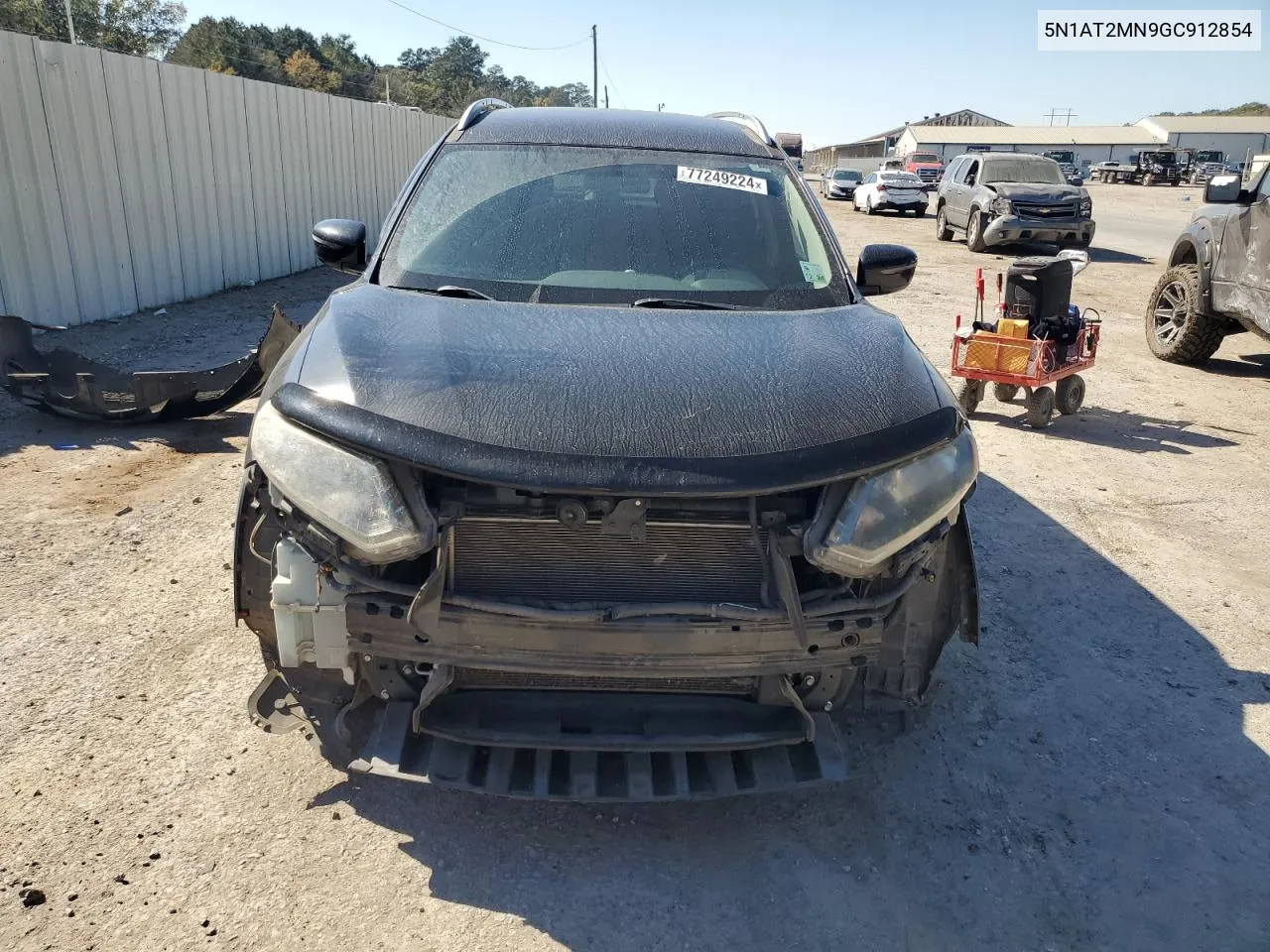 2016 Nissan Rogue S VIN: 5N1AT2MN9GC912854 Lot: 77249224