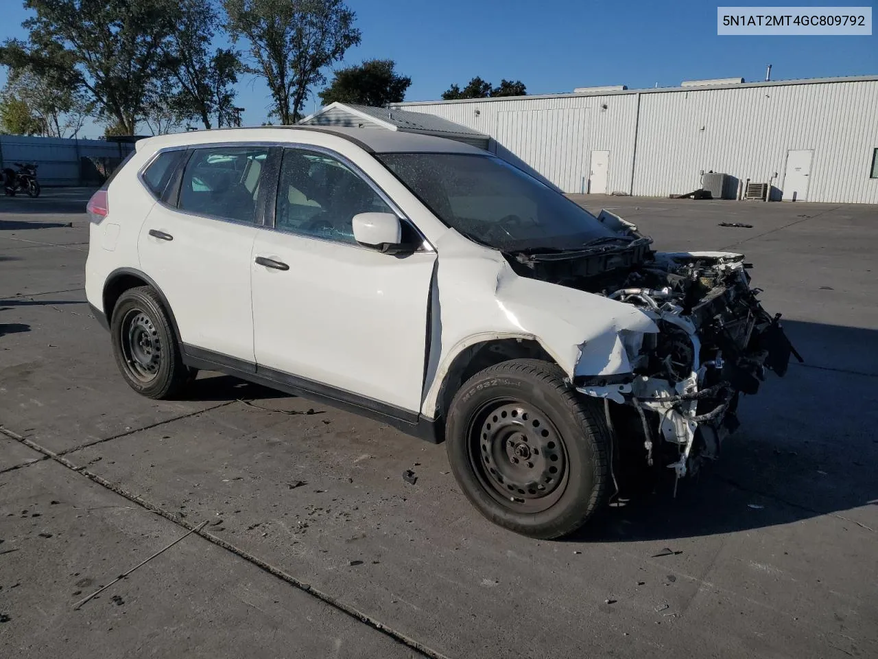 2016 Nissan Rogue S VIN: 5N1AT2MT4GC809792 Lot: 77255194