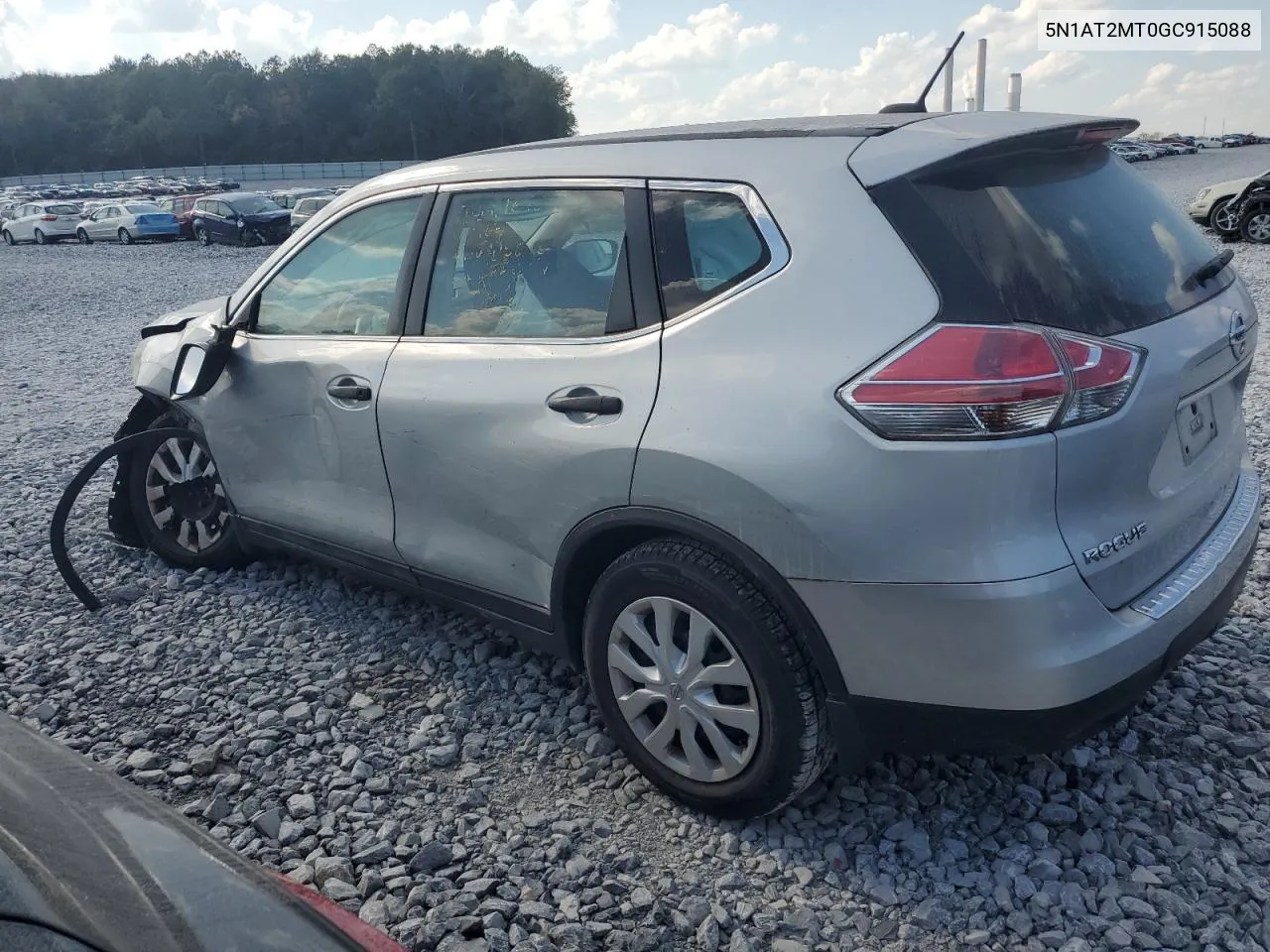 2016 Nissan Rogue S VIN: 5N1AT2MT0GC915088 Lot: 77393994