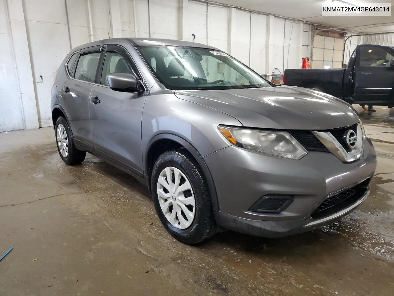 KNMAT2MV4GP643014 2016 Nissan Rogue S