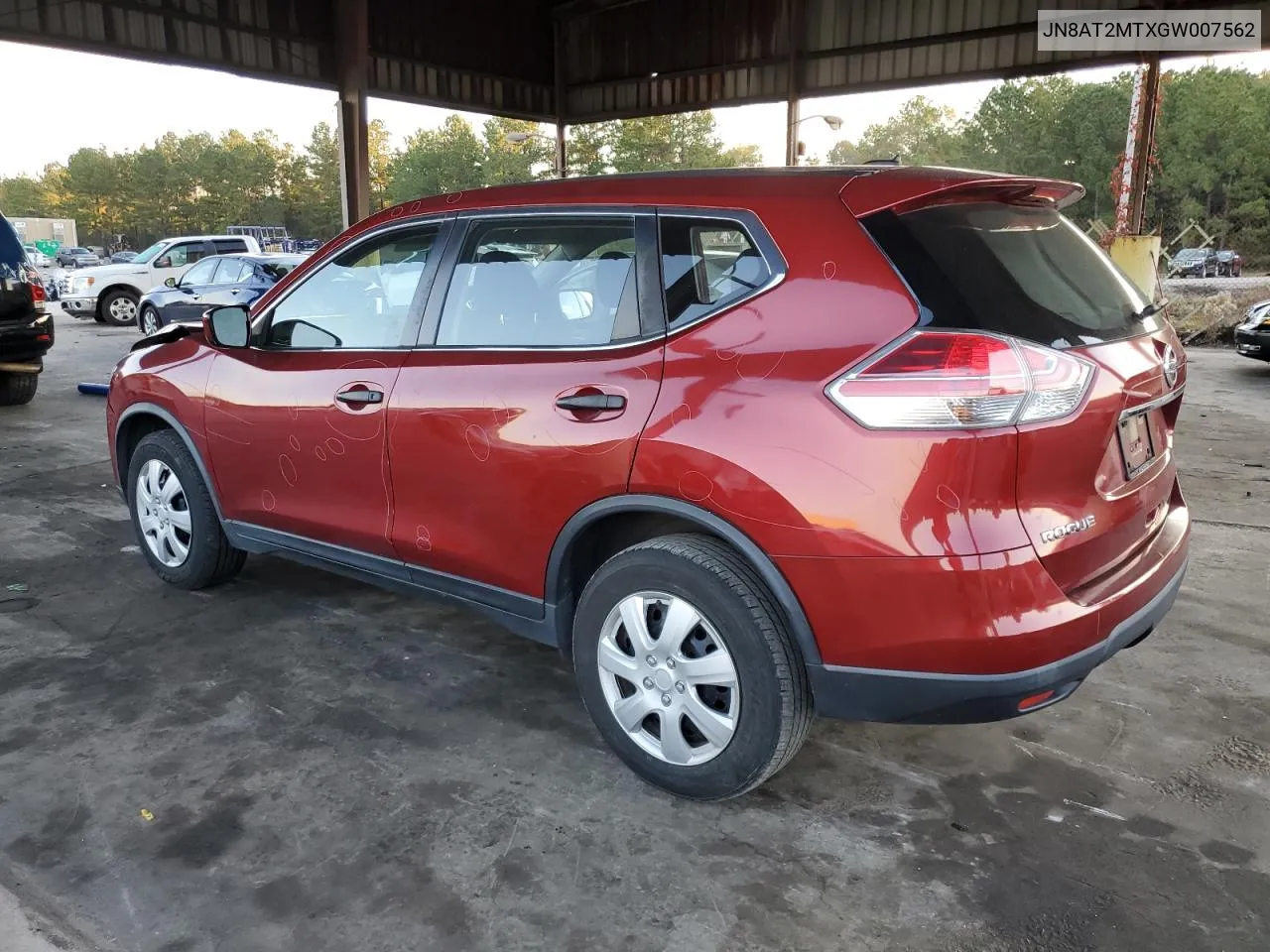 JN8AT2MTXGW007562 2016 Nissan Rogue S